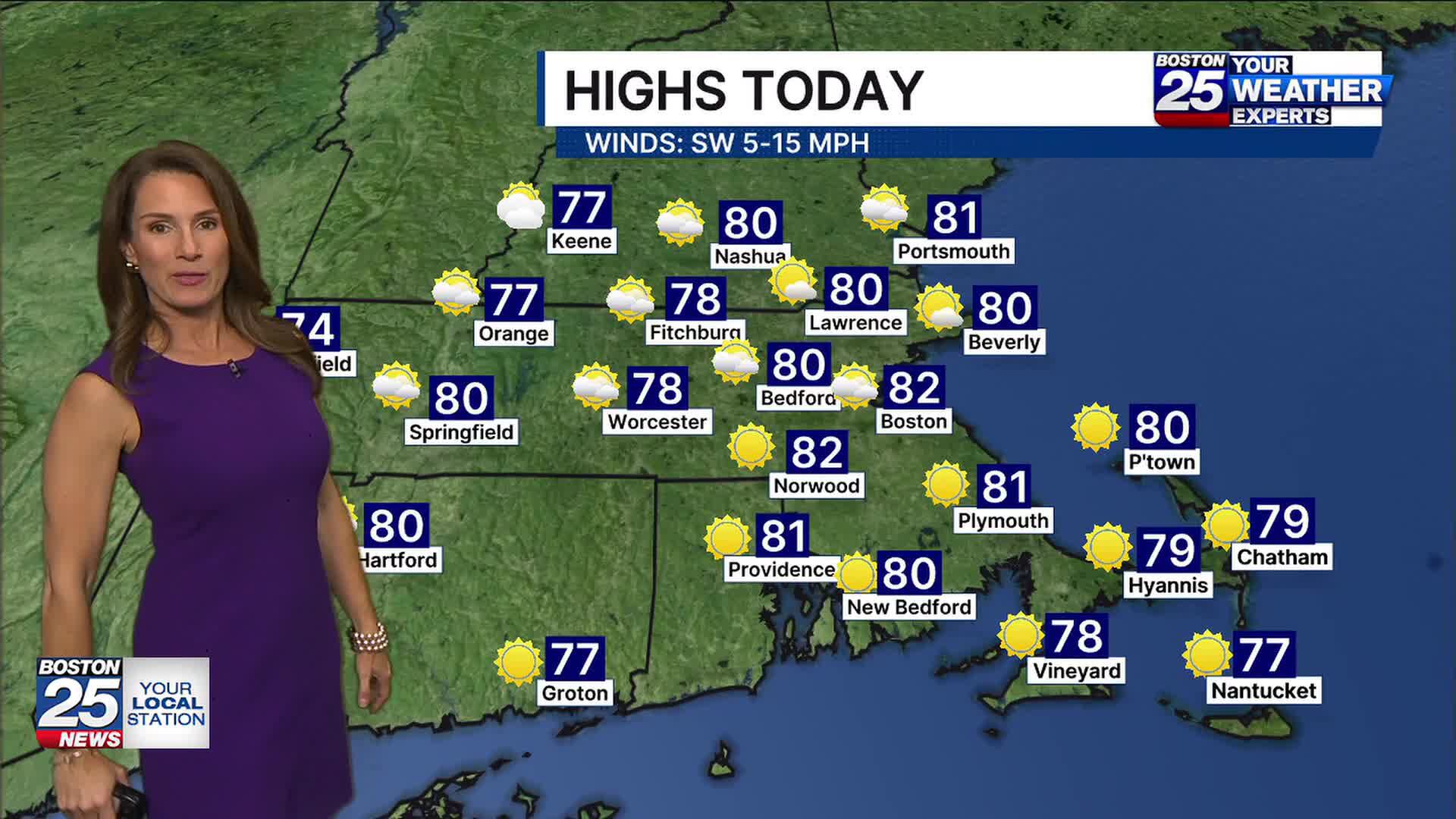 Drier week ahead, lots of sun