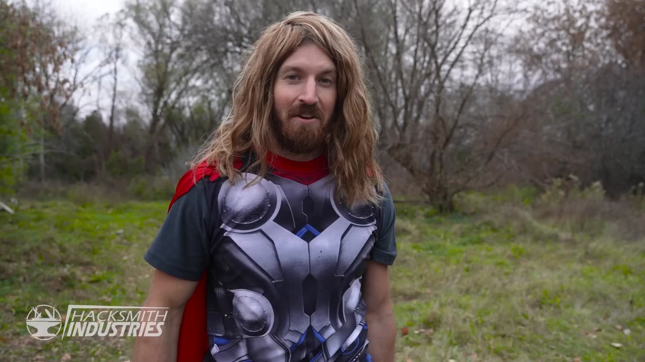 My nose is broken... his Thor experiment ended with blood