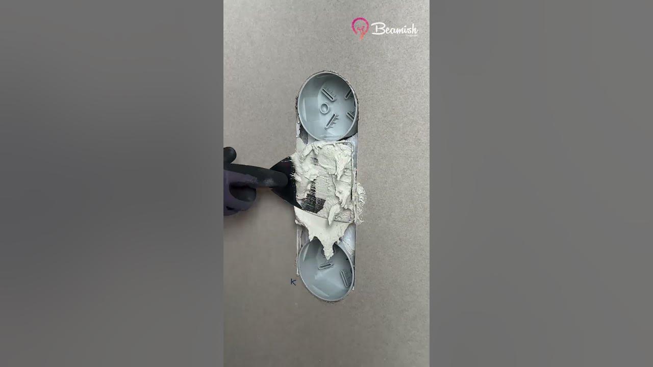 Drywall patch around outlet boxes #diyt #drywall #outlets #trick