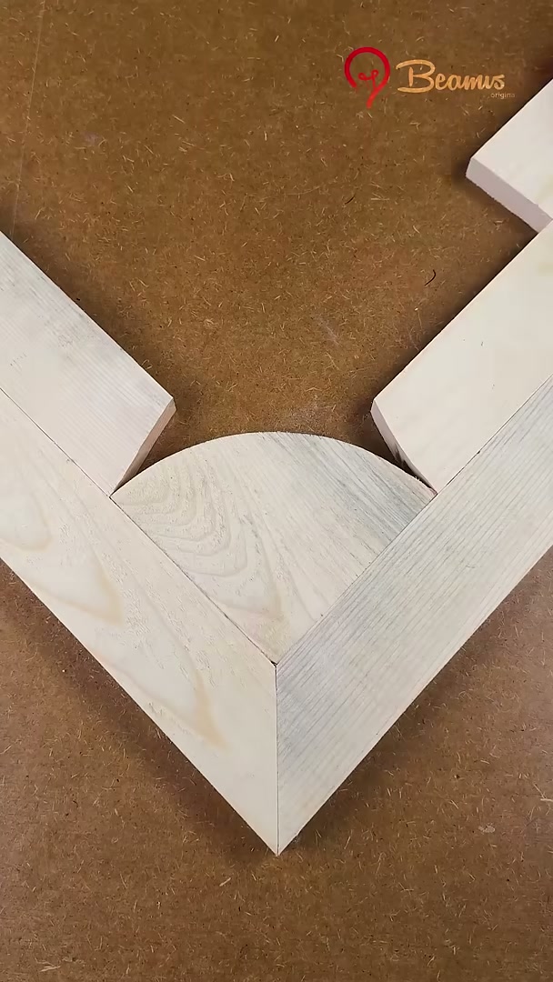 How to draw curves on wood #diy #wood #joint #trick