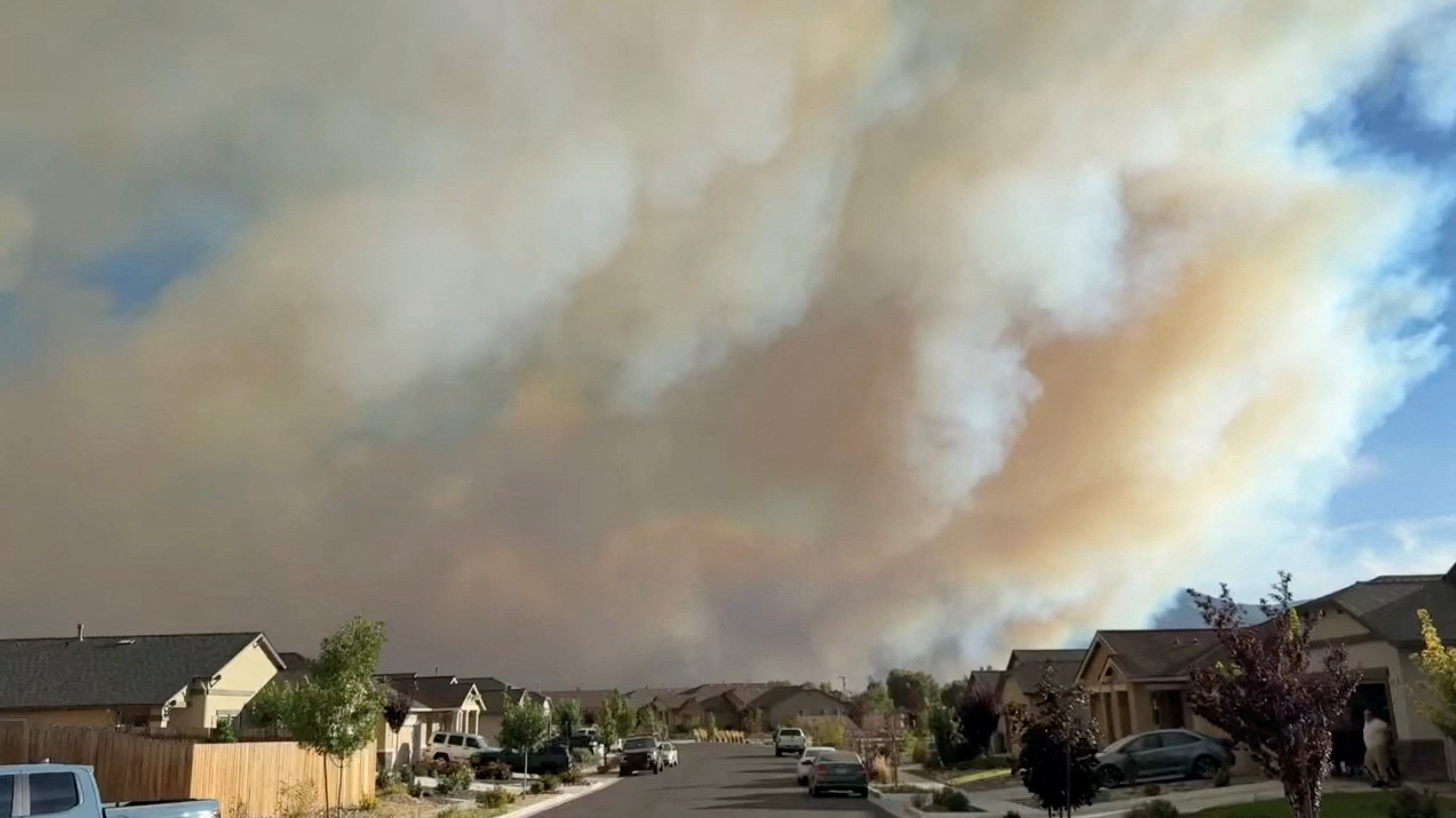 Hawk Fire map shows spread of wildfire near Reno, Nevada