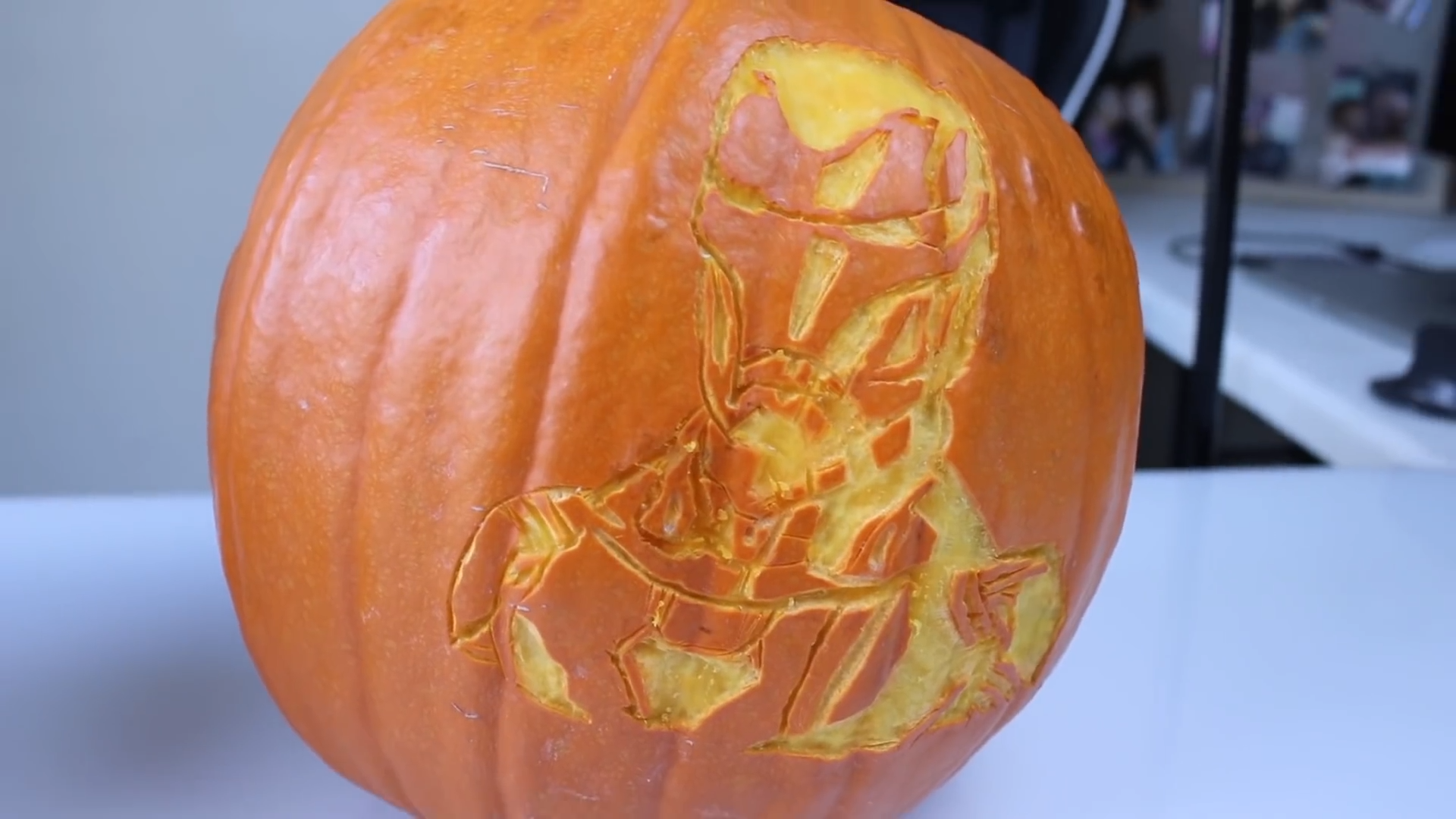 First Time Carving Pumpkins With A Twist