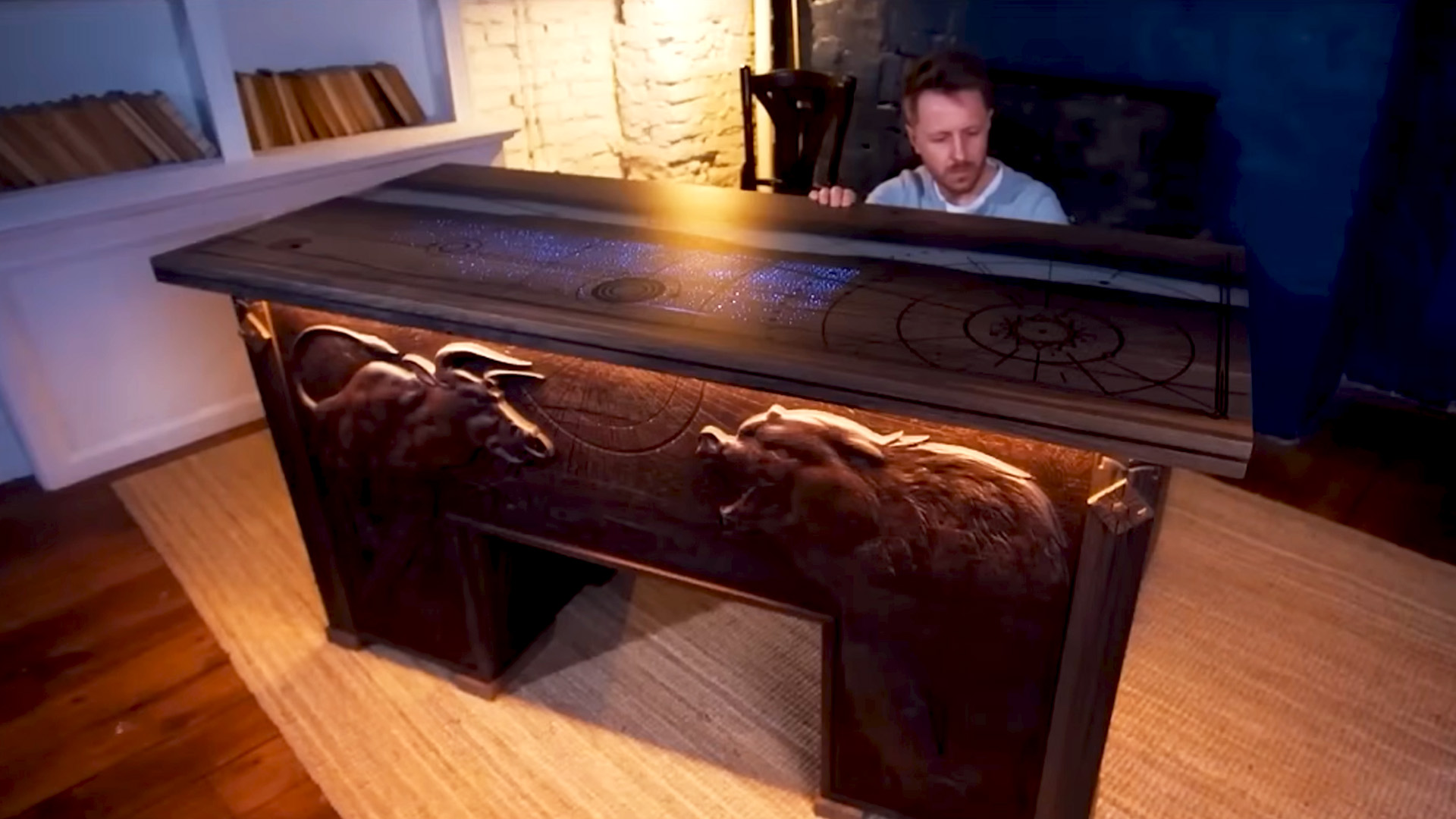 A million dollar desk packed with unexpected technology