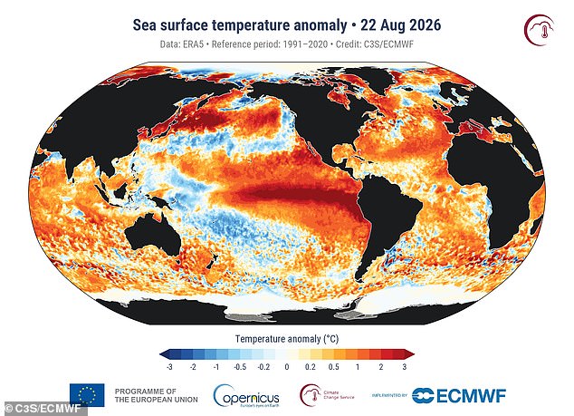 The ominous sign Super El Niño is ramping up: Global ocean temperatures hit a record high