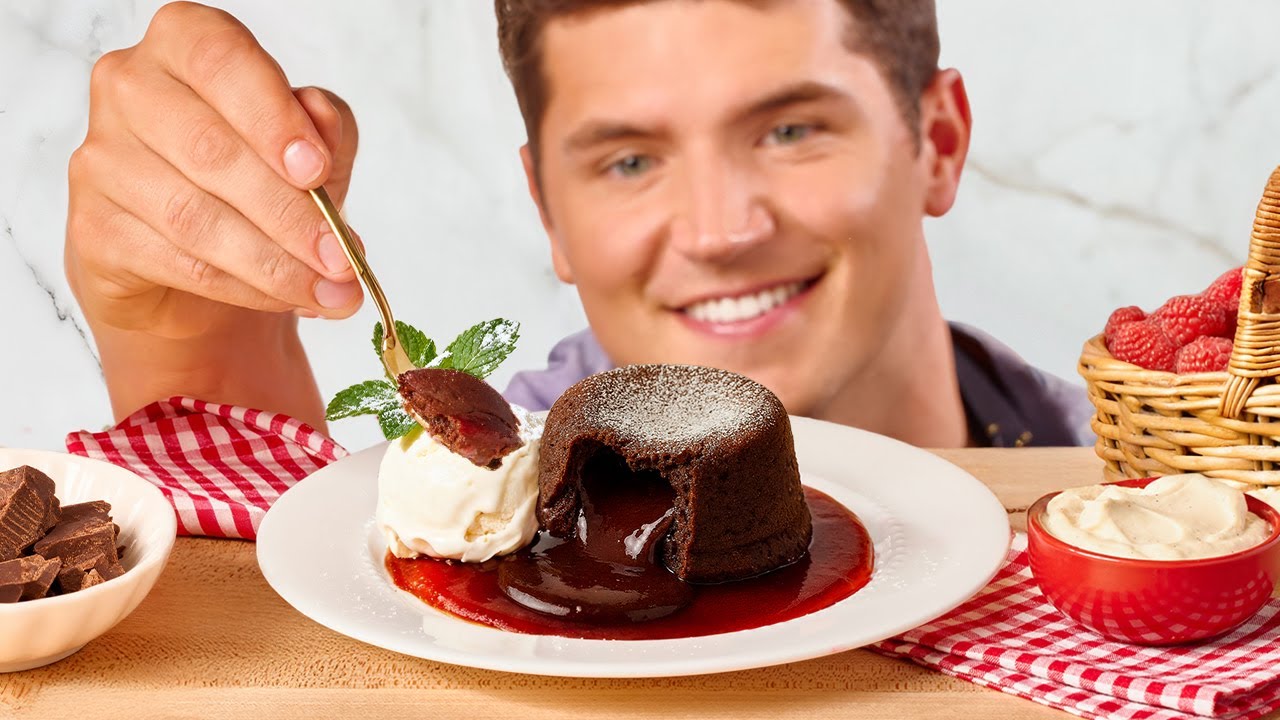 The hardest part of this chocolate lava cake is knowing exactly when to ...