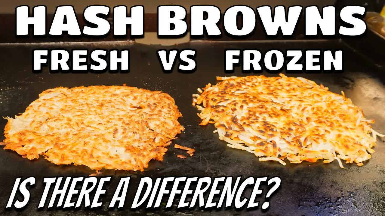 He tested fresh potatoes against frozen hash browns - the extra work ...