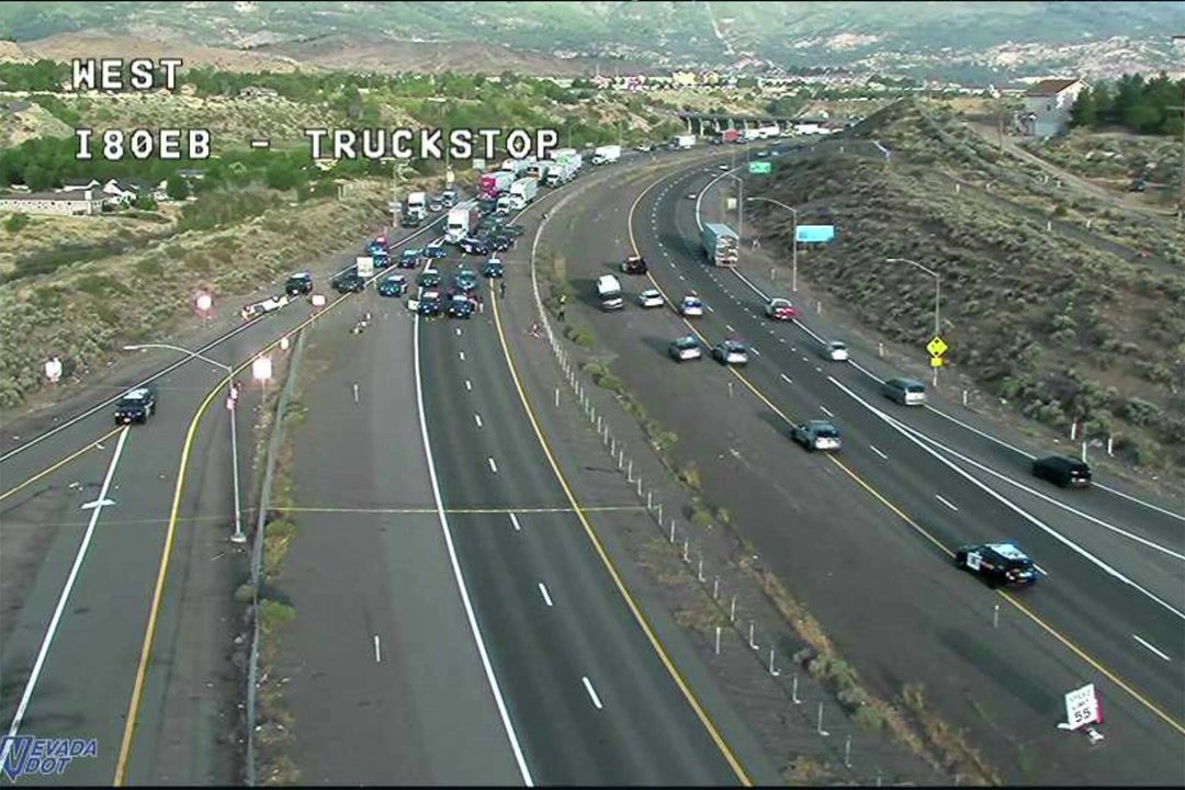 Police shooting shuts down Interstate 80 near Reno's Hawk Fire