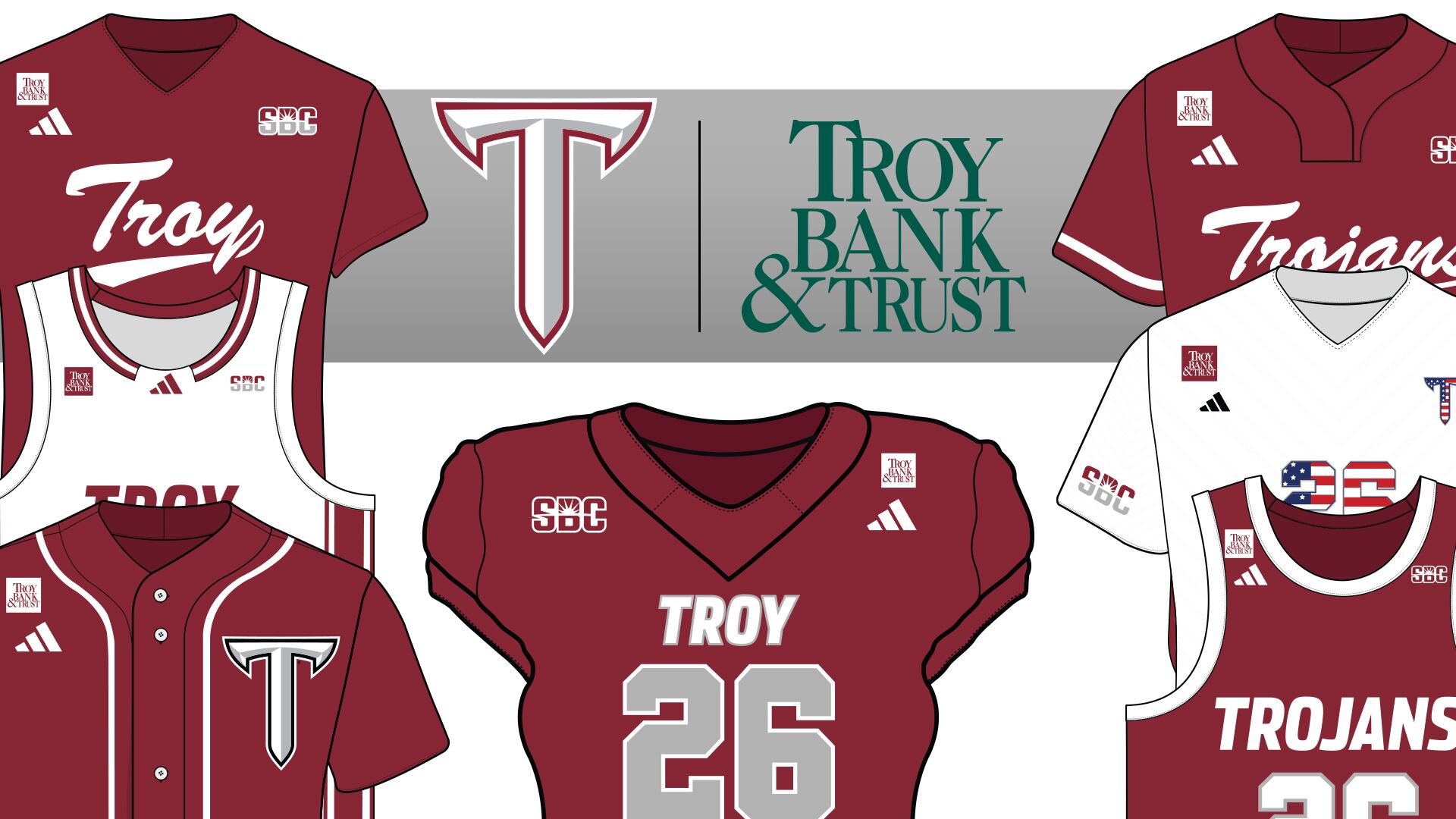 Troy University, Troy Bank & Trust announce jersey sponsorship partnership