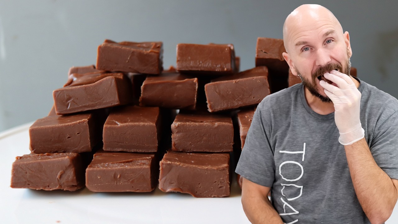 Quick 3 ingredient fudge | Homemade chocolate treat