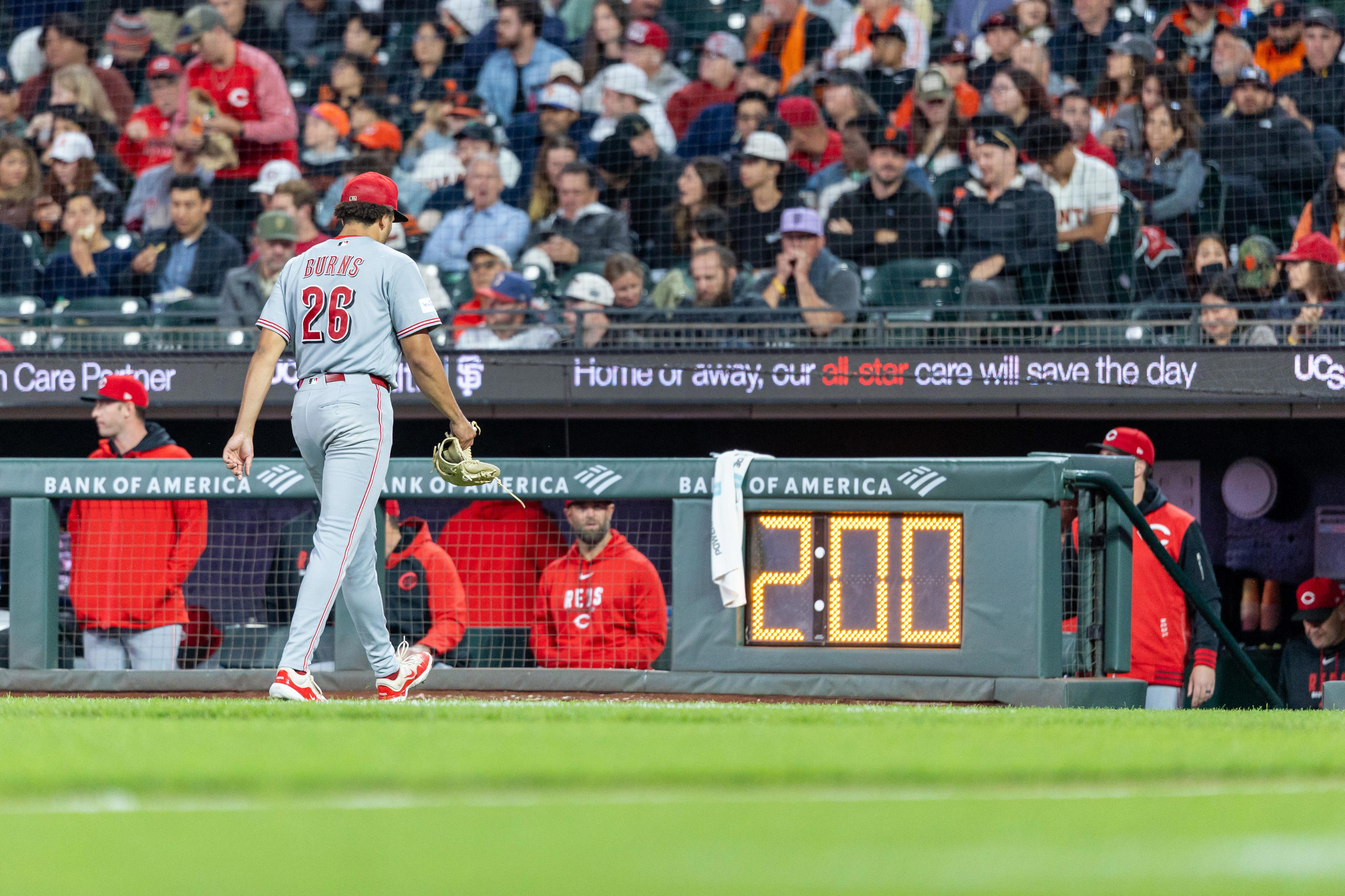 Reds' Chase Burns clobbered by Giants in worst start of season