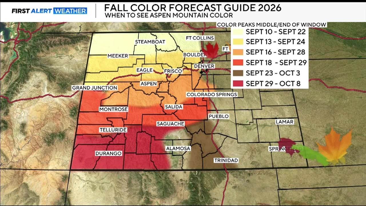 Colorado fall colors could arrive early in 2026: Here's when to go