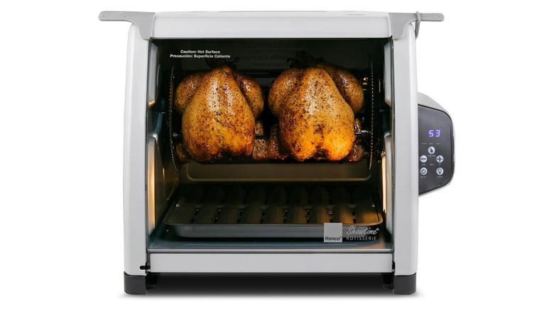 What happened to the Showtime Pro electric rotisserie oven?