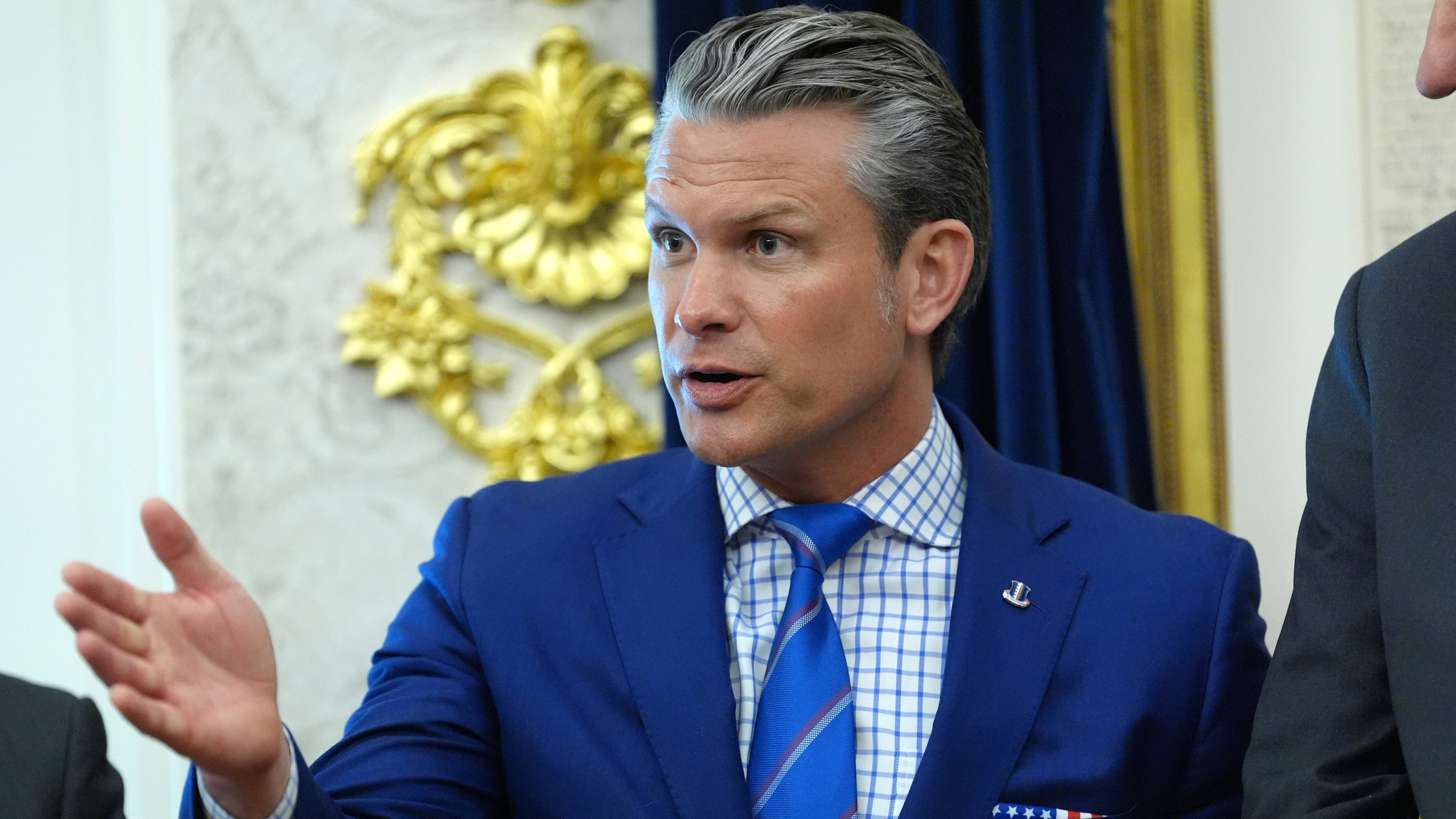 Defense Secretary Pete Hegseth at Oshkosh Corporation