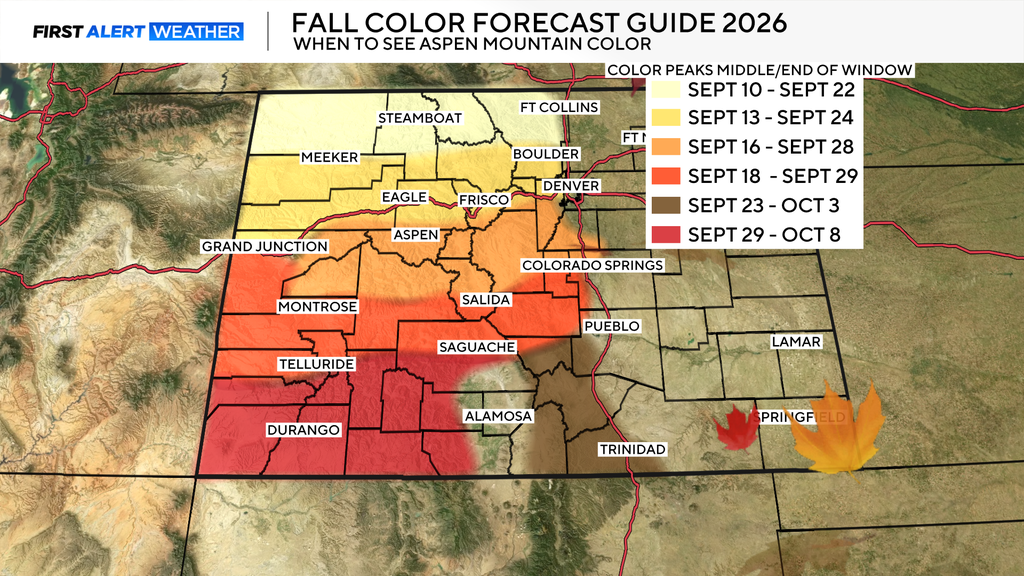 Colorado fall colors could arrive early in 2026: Here's when to go