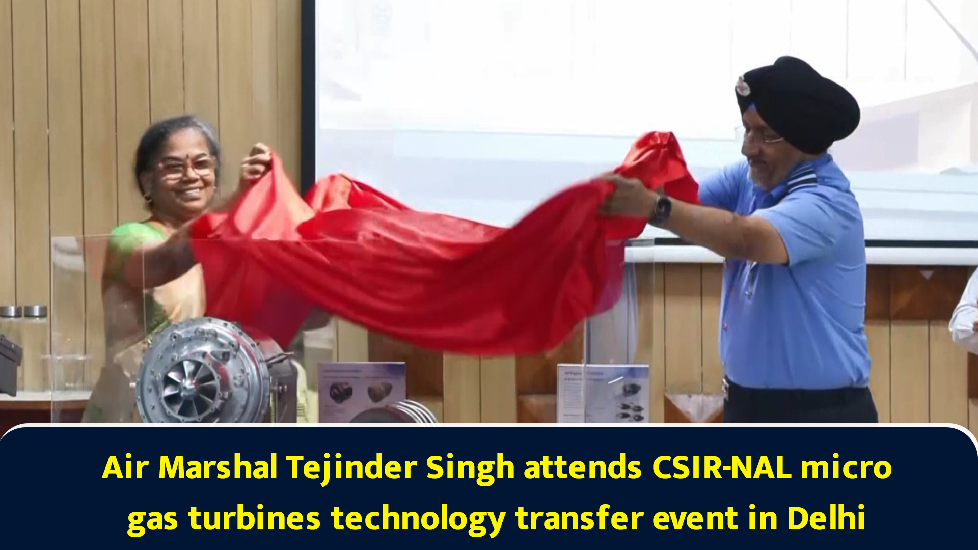 Air Marshal Tejinder Singh attends CSIR-NAL micro gas turbines ...