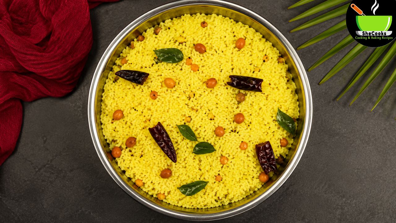 Lemon rice with bright South Indian flavor