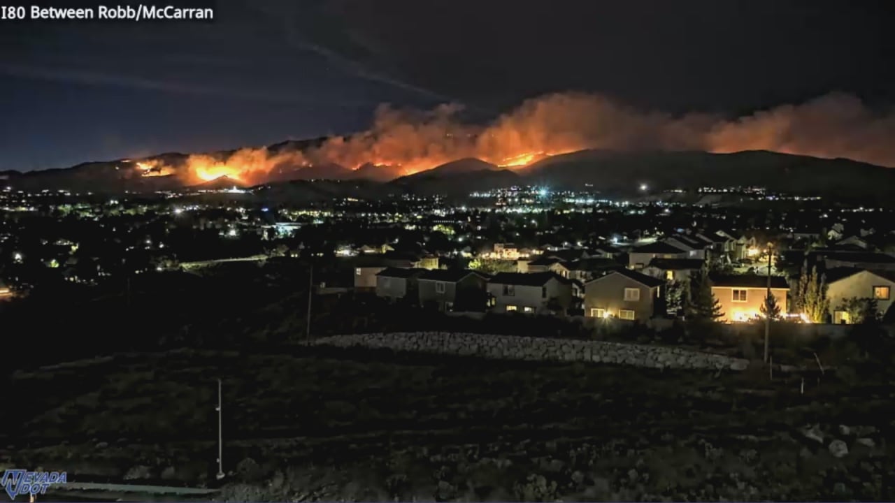 Nevada’s Hawk Fire destroys 47 homes, fire, latest containment number ...
