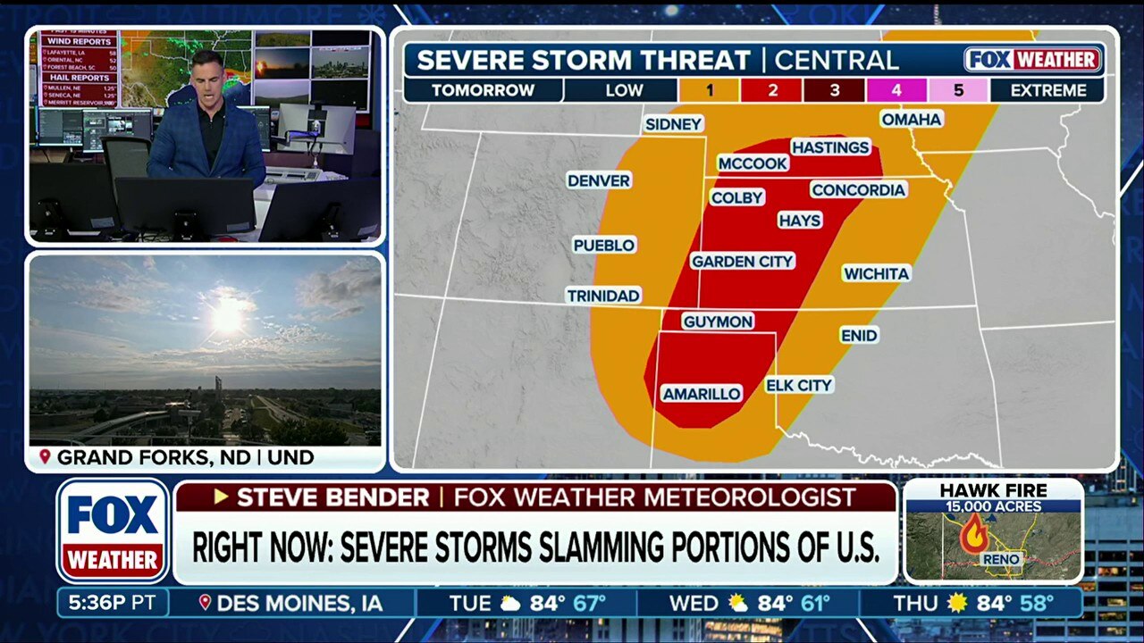 Persistent severe weather triggers damaging wind, hail and heavy rain ...