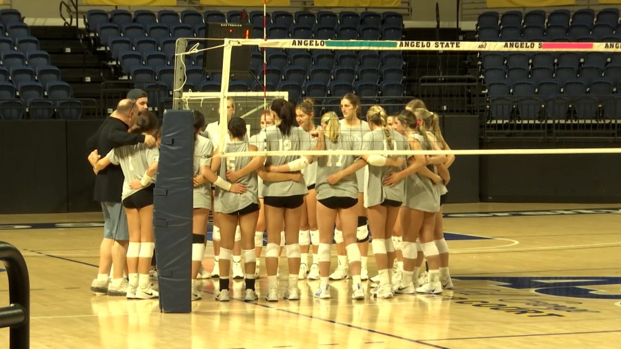 Video: No. 21 Angelo State volleyball inching closer to season-opening tourney