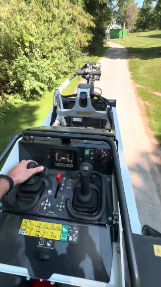 Testing the new Bobcat MT120 mini loader