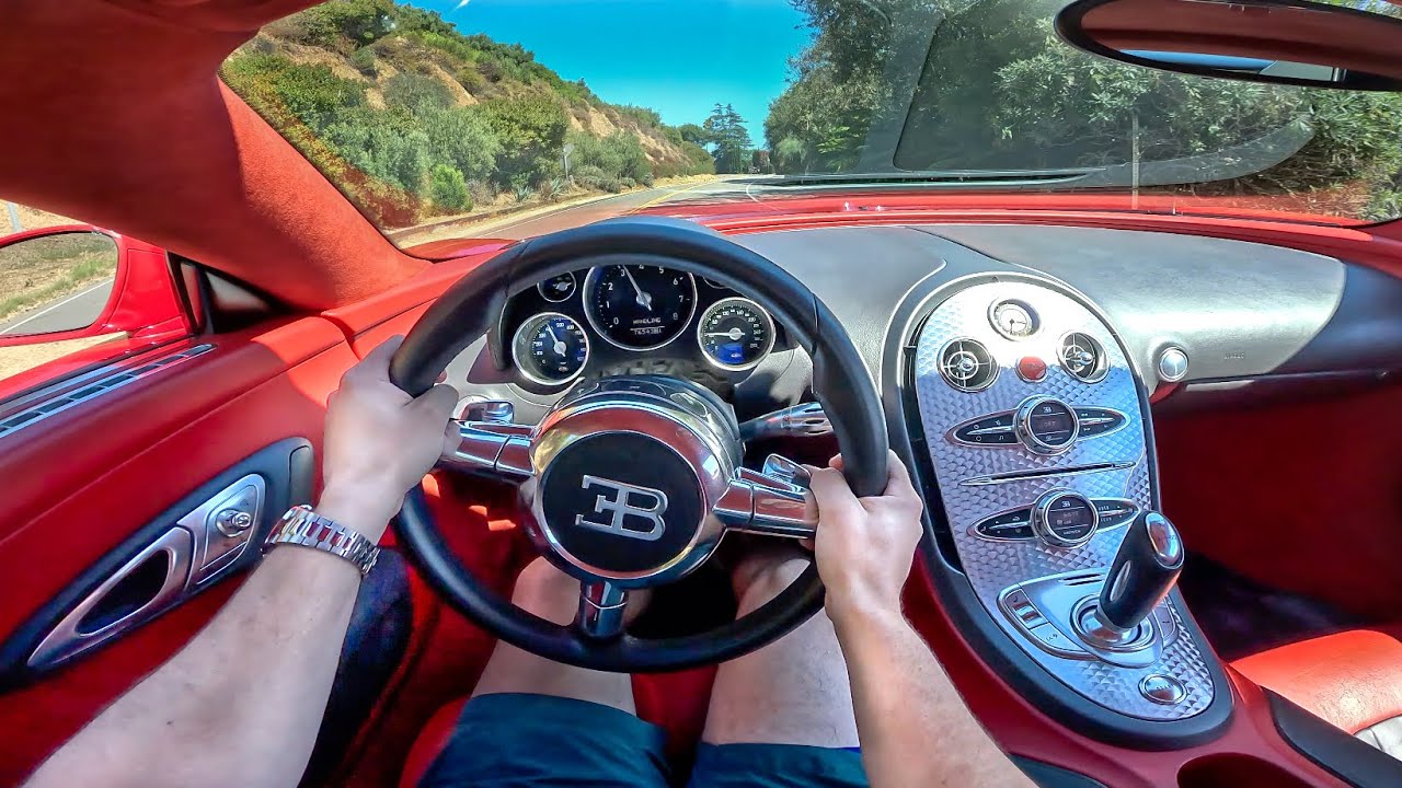 What it’s like to drive a 1,001 HP Bugatti Veyron