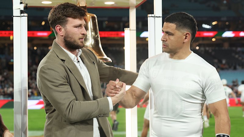 How 'emotional' Rabbitohs players learned of 'beautiful' Arrow act
