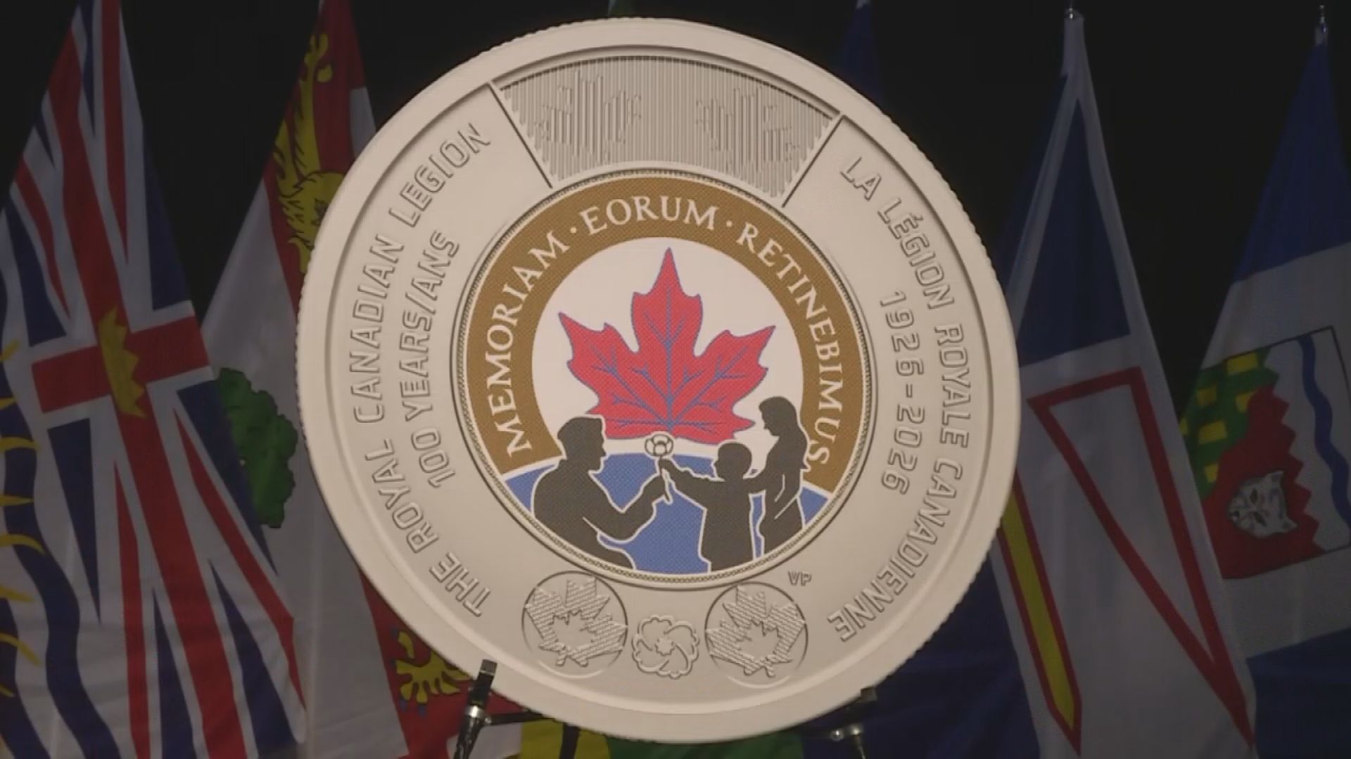 New toonie honours Royal Canadian Legion's 100th anniversary