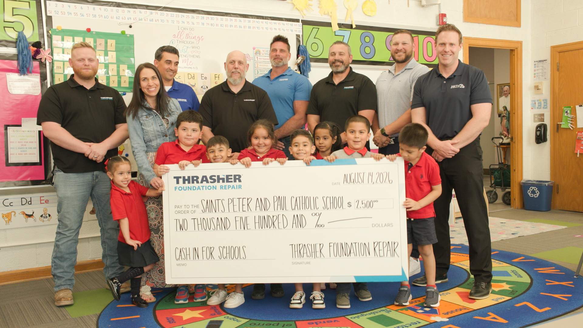 'I saw it on KETV': Cash in for schools awards $2,500 to Omaha school