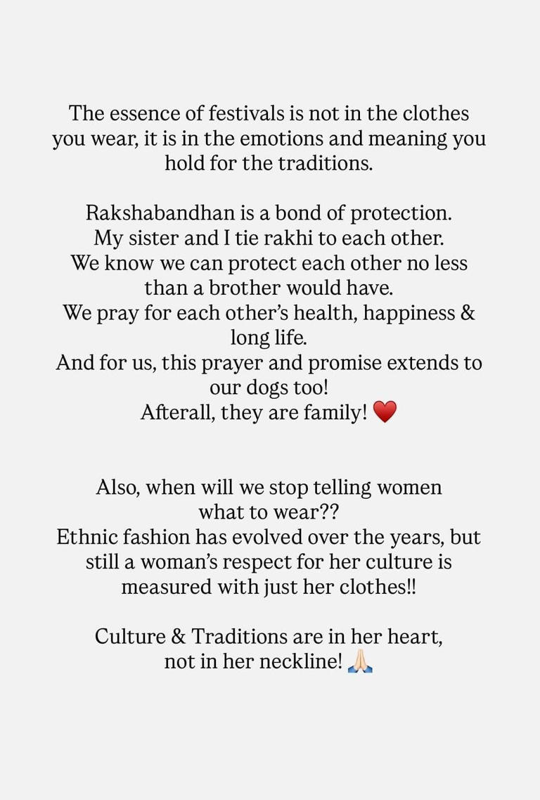 Kriti Sanon BREAKS SILENCE on Rakshabandhan ad backlash and asks 'When will we stop telling women what to wear?'
