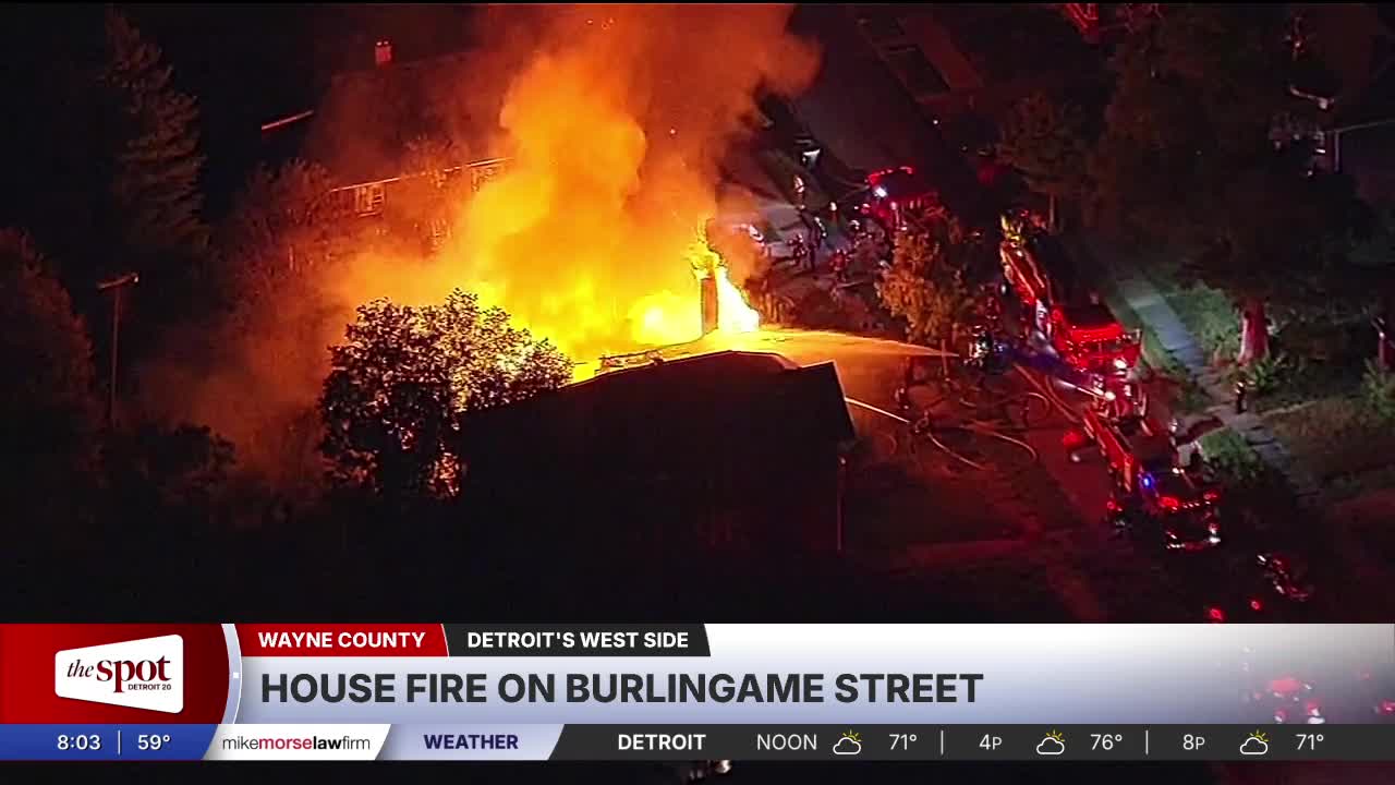 Fire at vacant home on Detroit's west side spreads to house next door ...