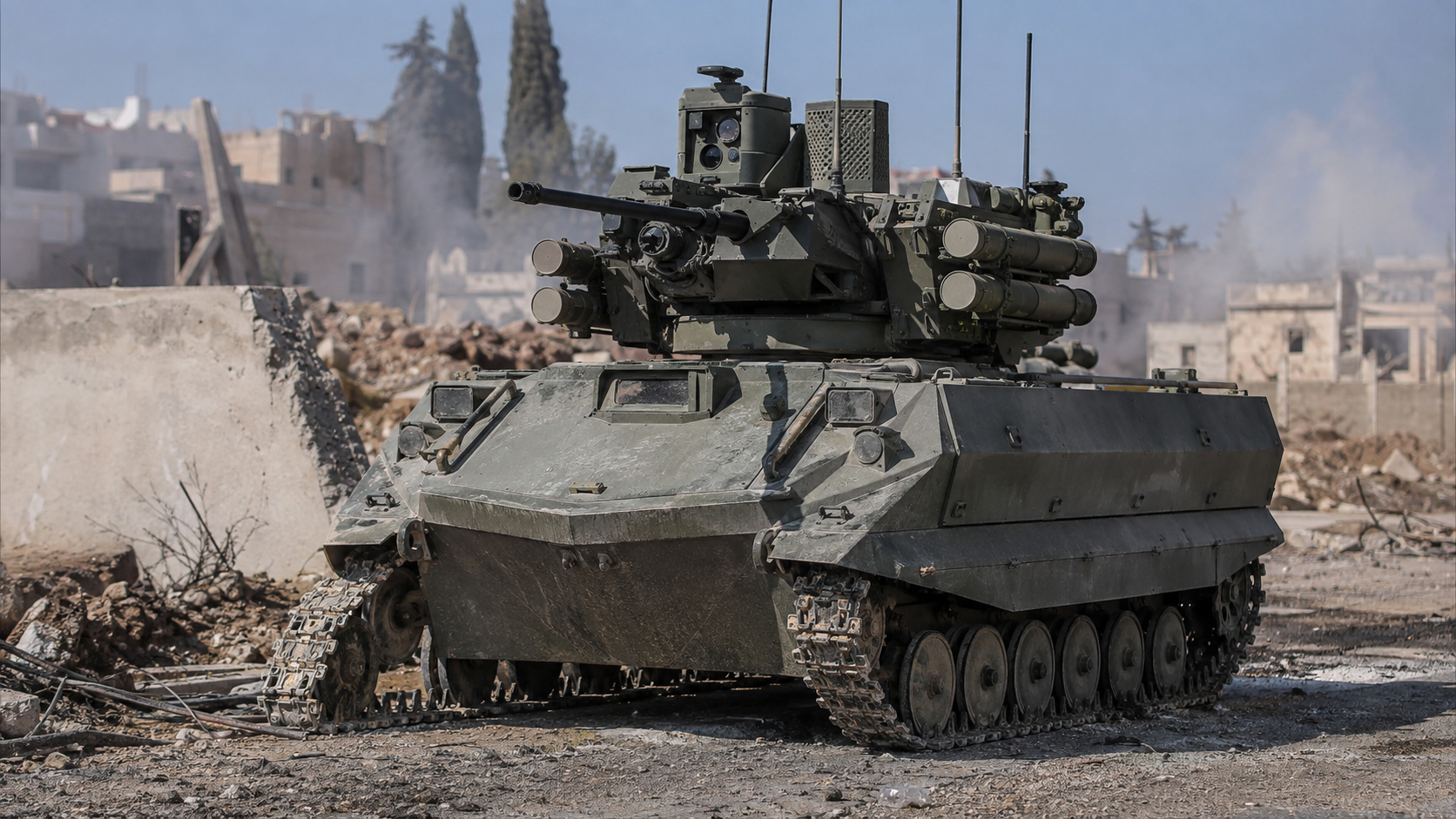 Uran-9's Syrian debut failed on the battlefield