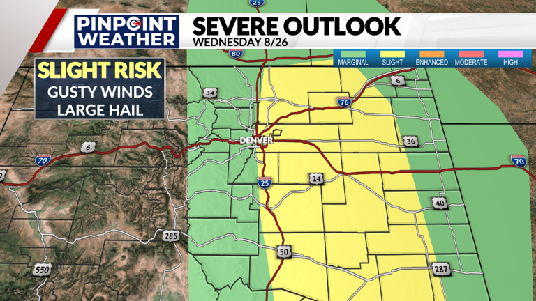 Denver weather: Afternoon storms, still warm