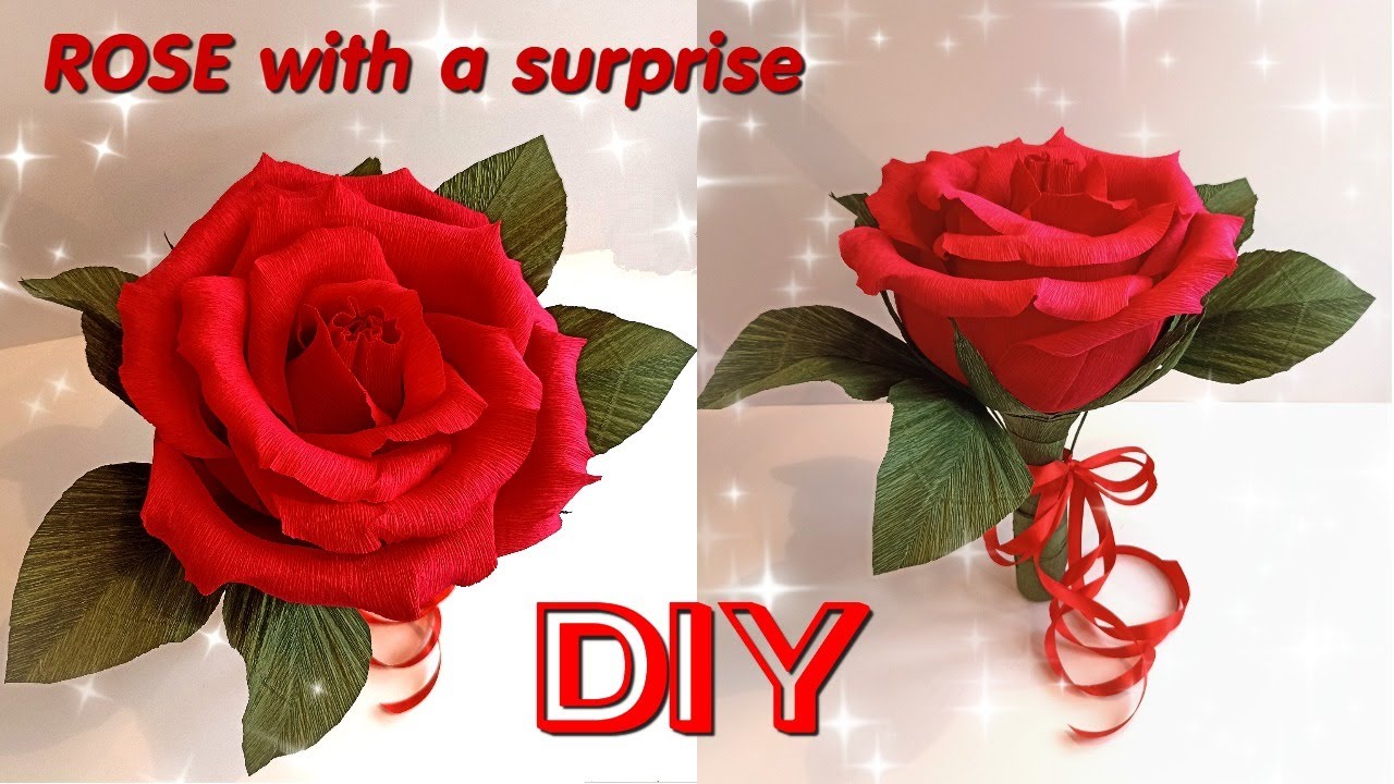 How to make a huge paper rose