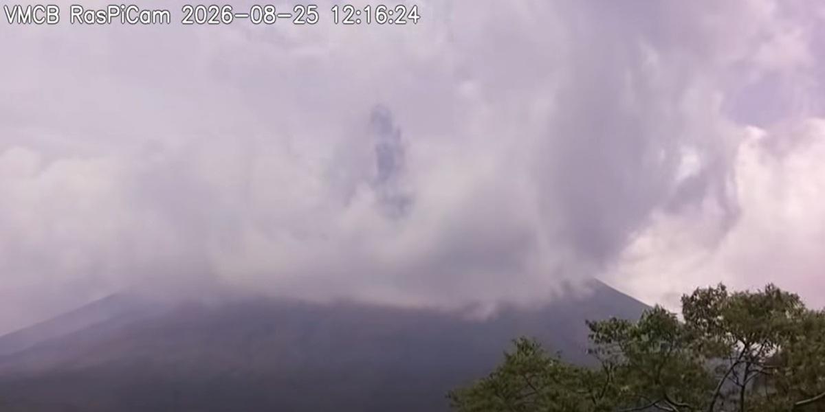 Mayon Volcano emits ash; Alert Level 2 in effect