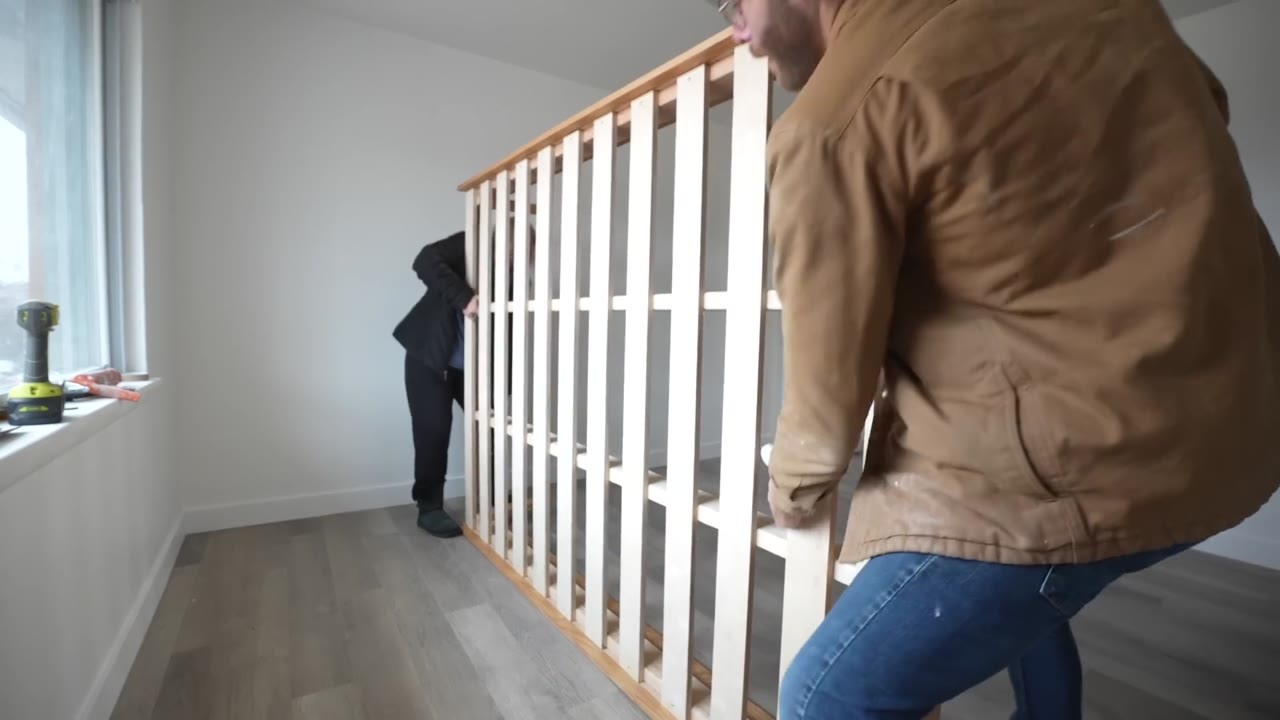 Normal people go to IKEA - this maniac cut 17 headboard slats