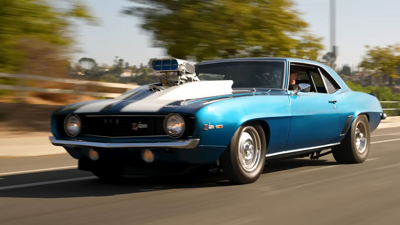 Garage built 800HP big block Camaro hits with brutal torque