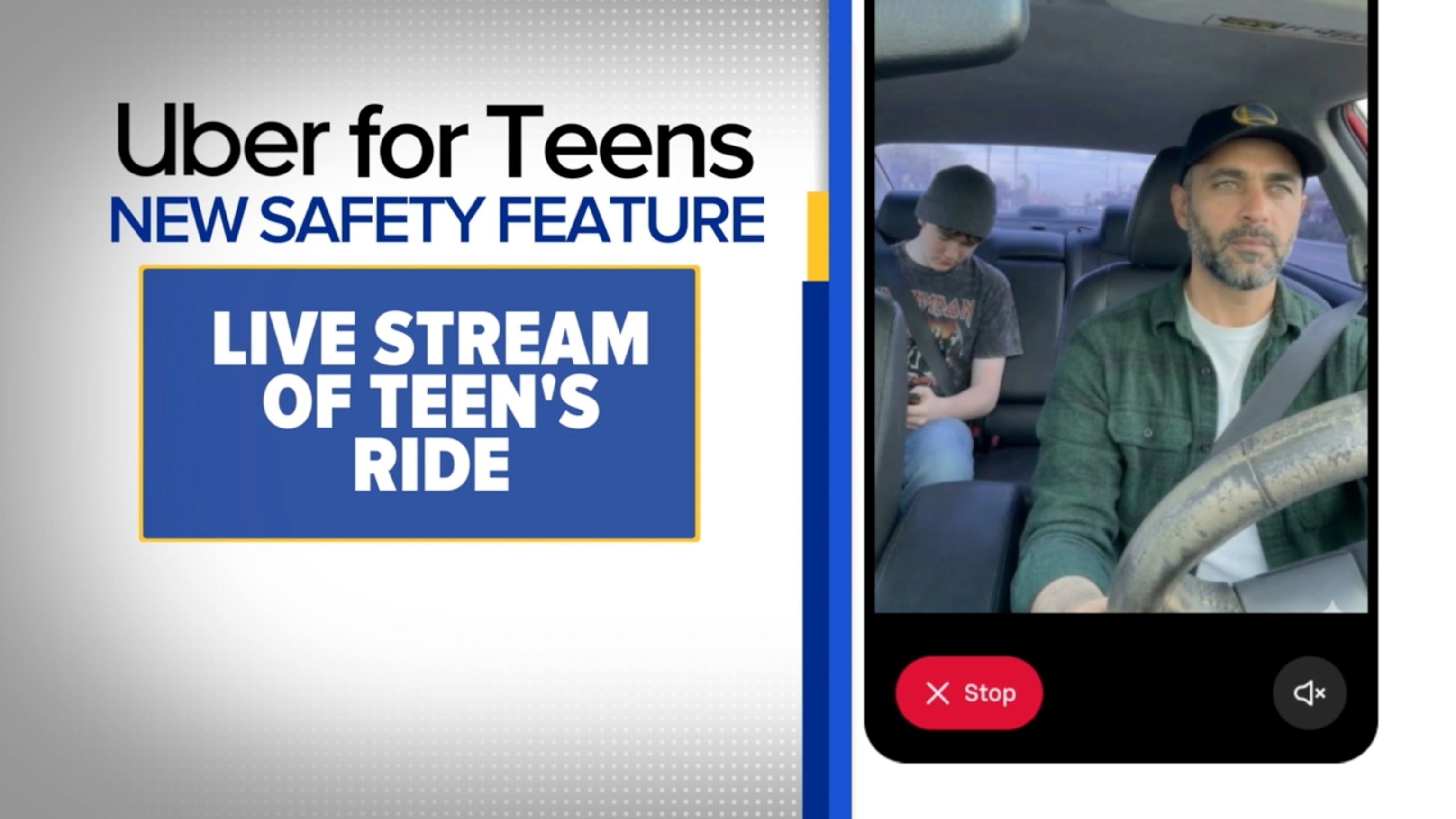 Uber launches live stream feature for kids’ rides