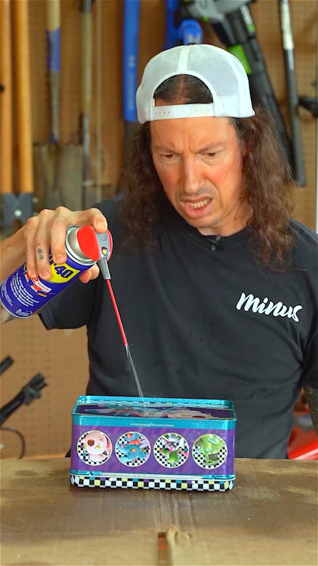 WD-40 vs. Goodwill stickers