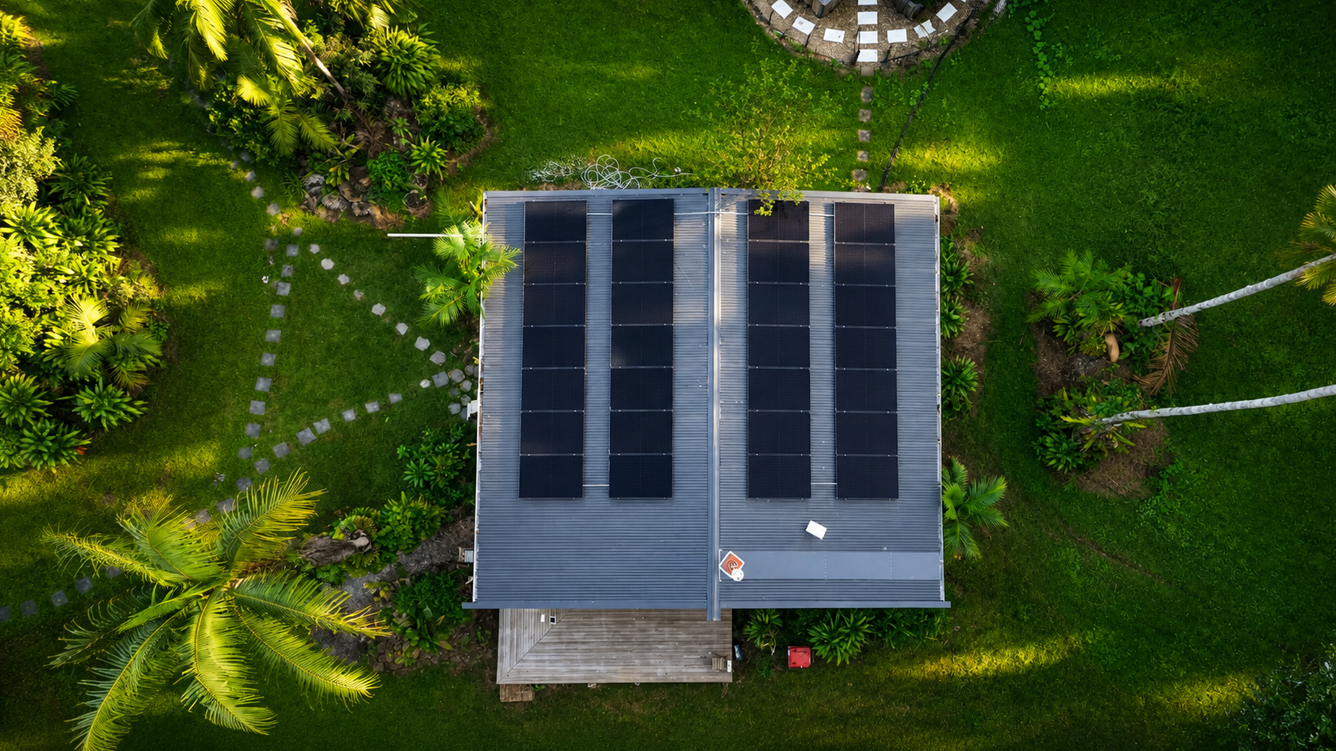This off grid solar battery system is incredible