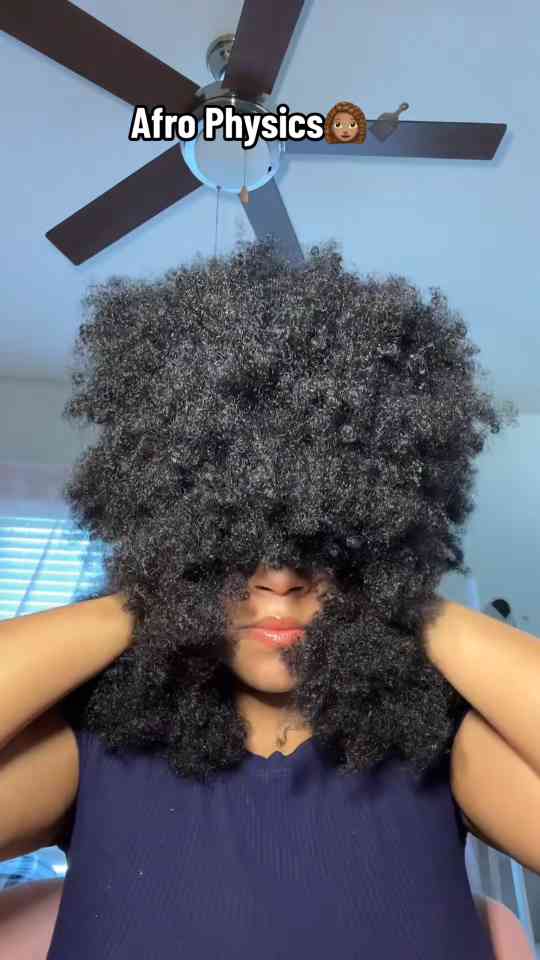 Curly hair and dance energy combined