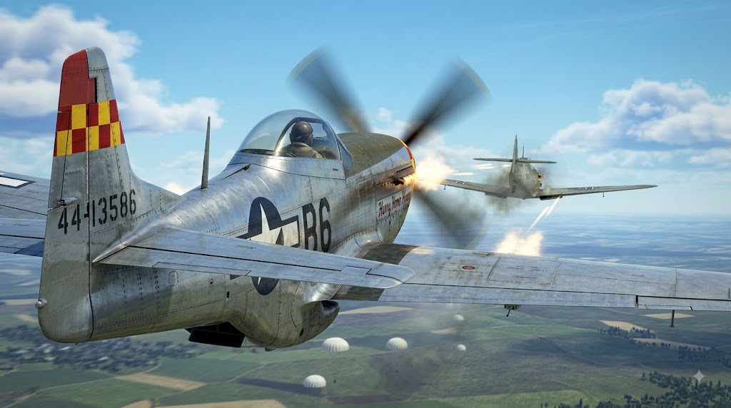 Richard Peterson - The P-51 pilot and the brutal parachute kill