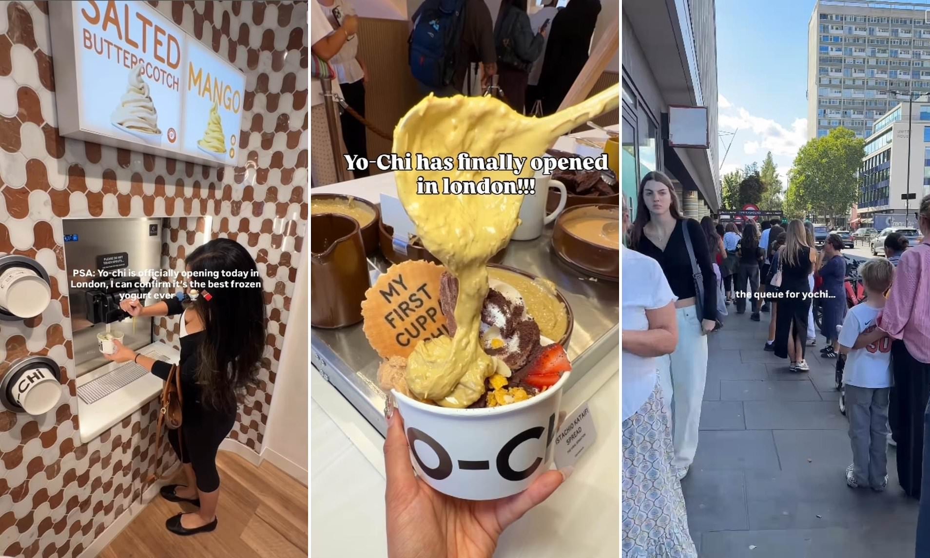 Would you queue three hours for £15 frozen yogurt? Dessert shop sparks frenzy in Notting Hill