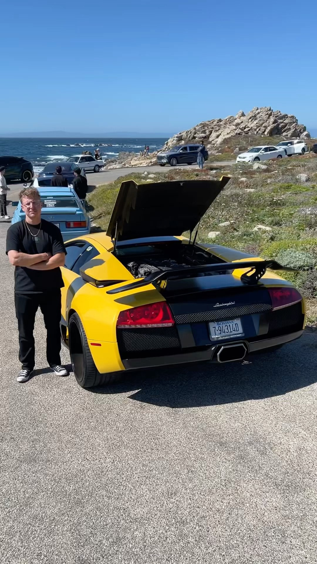 The rare salvage Lamborghini with a custom LS engine swap