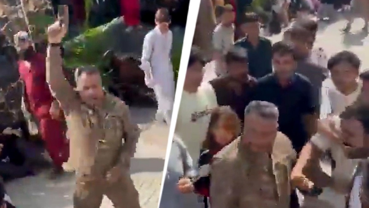 Pak army gets taste of Gen Z anger, officer fires in air to escape ...