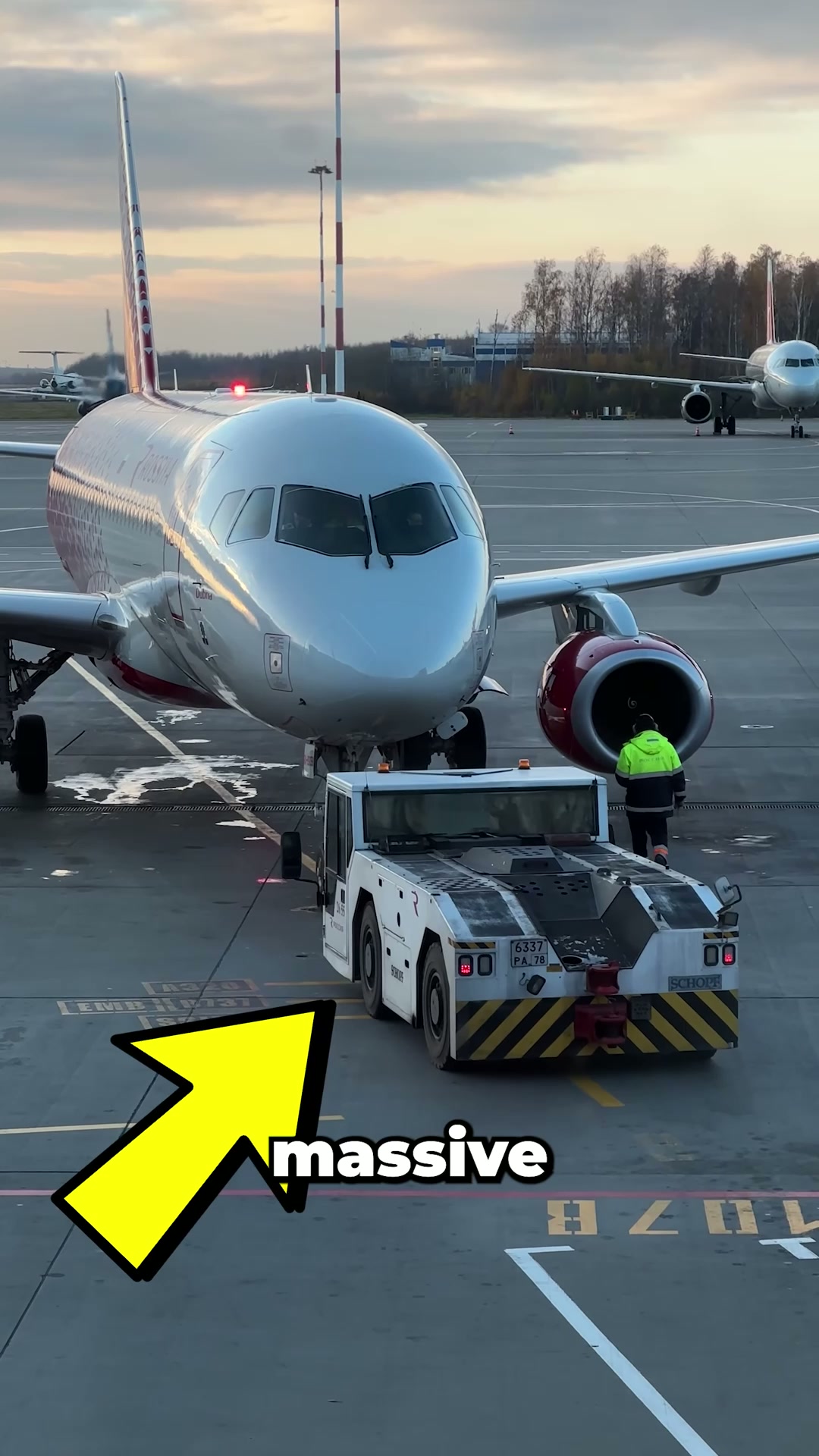 How do those small tugs move massive planes?