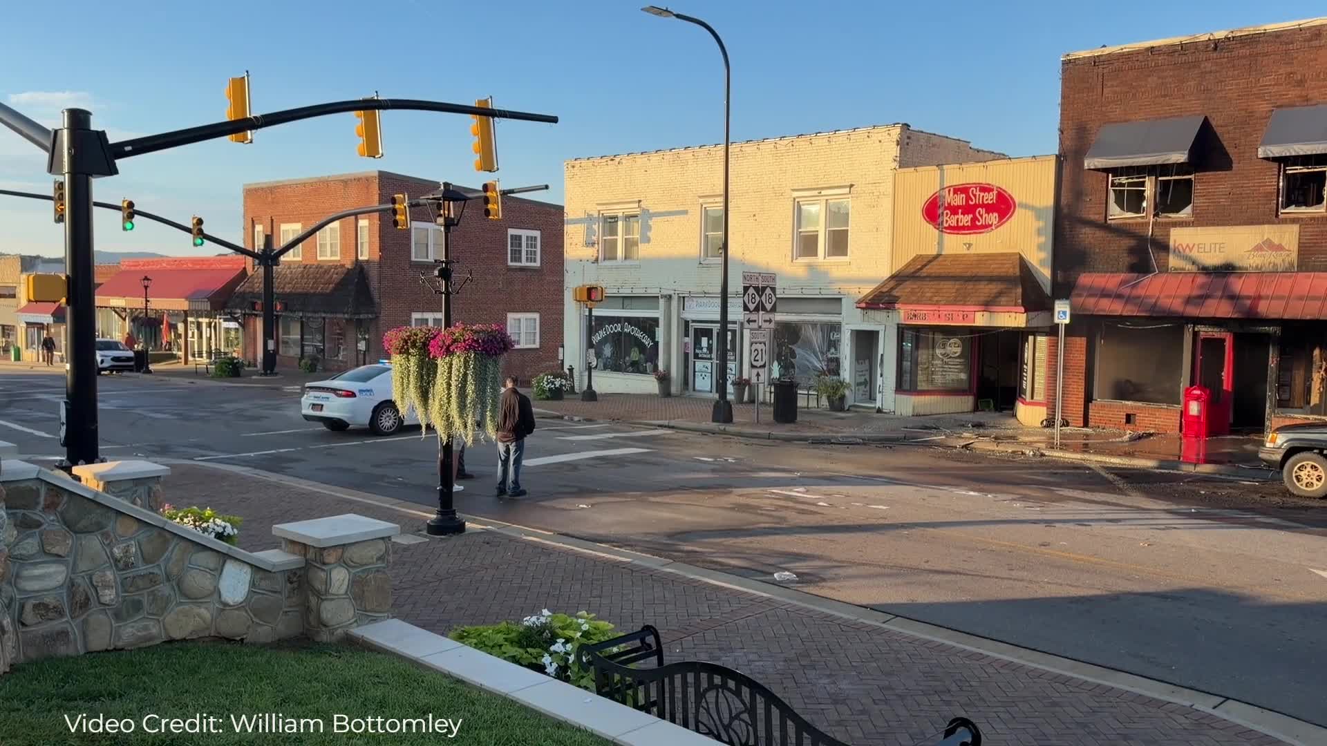 Videos aftermath of devastating fire in downtown Sparta