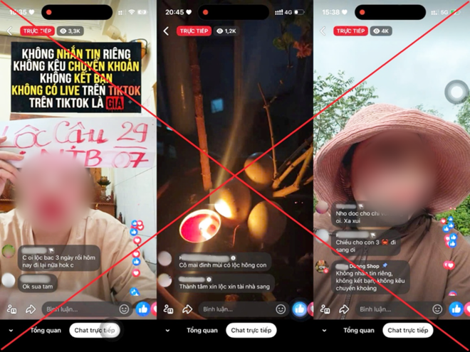 Livestream xưng được 'bề trên' phù hộ, biết trước kết quả xổ số, cho số, rao bán lộc, chiếm đoạt hơn 50 tỉ