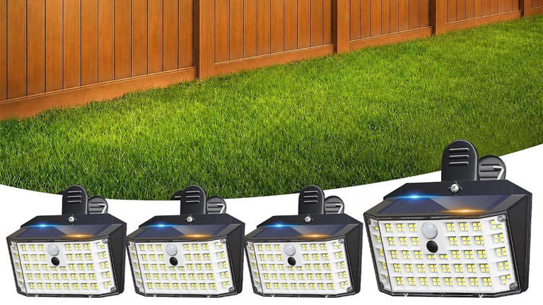 Amazon's $38 motion-sensor solar lights monitor 600 square feet without ...