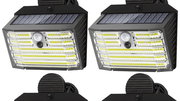 Amazon's $38 motion-sensor solar lights monitor 600 square feet without ...