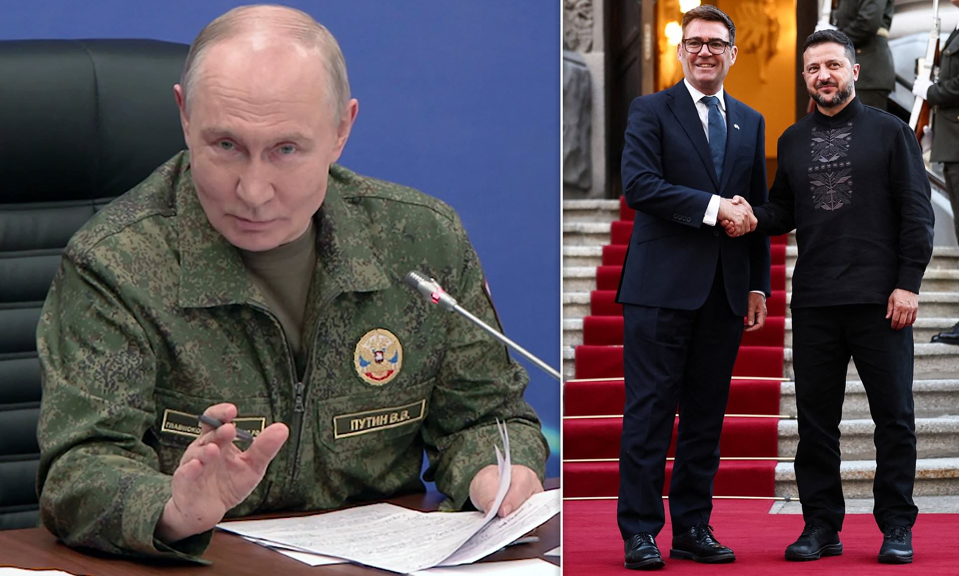 Andy Burnham warned that Britain faces impending Russian 'attack' over its support for Ukraine